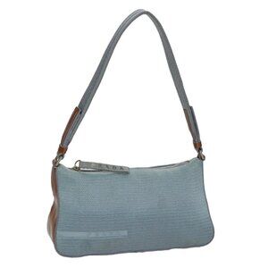 Authentic PRADA Sports Shoulder Bag Canvas Blue